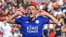 5. Jamie Vardy (Leicester) - 18 gol dan 4 assist (AFP/Ben Stansall)