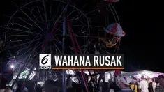 Sebuah wahana komidi putar mendadak rusak saat sedang dinaiki puluhan pengunjung. Akibatnya petugas harus menurunkan satu per satu penumpang dari dalam wahana.