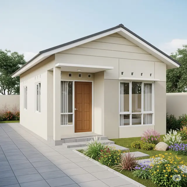 Inspirasi Rumah Sederhana Ukuran 5x7 Meter.
