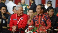 Presiden Joko Widodo atau Jokowi dan bakal calon presiden (capres) 2024 dari PDI Perjuangan (PDIP) Ganjar Pranowo. (Foto: Istimewa)