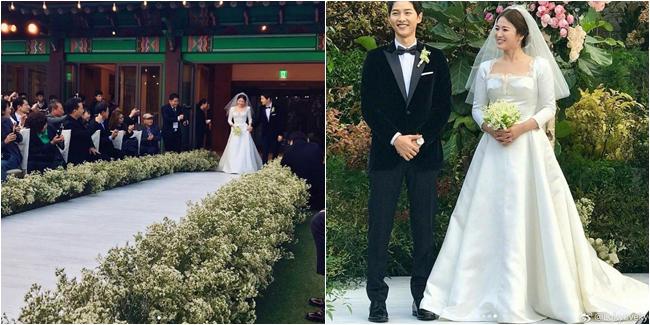 Gaun dan tuxedo Song-Song Couple ini dari Dior./Copyright instagram.com/4ever_kikyo