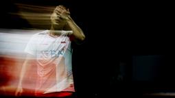 Anthony Sinisuka Ginting harus mengakui keunggulan Viktor Axelsen yang tampil tangguh dan konsisten di sepanjang gelaran Indonesia Open 2022. (Bola.com/Bagaskara Lazuardi)