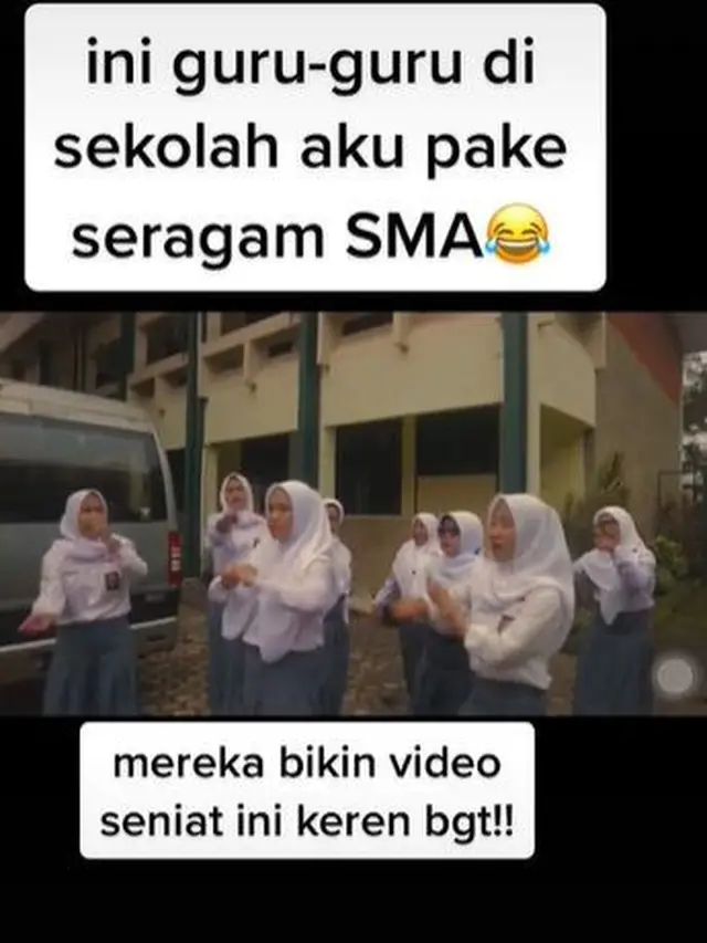Bikin Konten Video, Aksi Para Guru Pakai Seragam SMA di Sekolah Ini Tuai Pujian