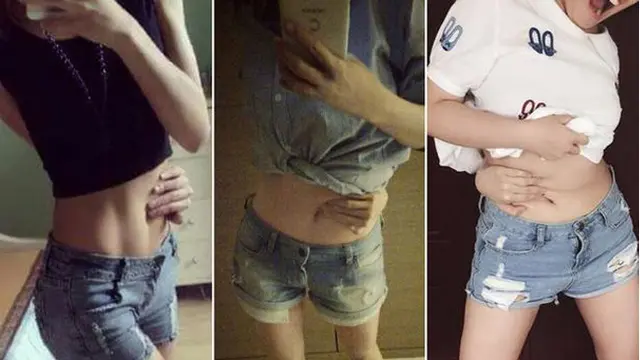 3 Tantangan Keindahan Bentuk Tubuh Wanita Ini Populer di Socmed