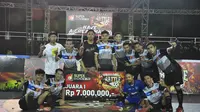 Kerambah Futsal berhasil menjadi yang terbaik di final area round Jakarta Super Soccer Futsal Battle 2018 yang digelar di Lapangan Blok S, Jakarta Selatan, Minggu (16/9/2018). (Istimewa)