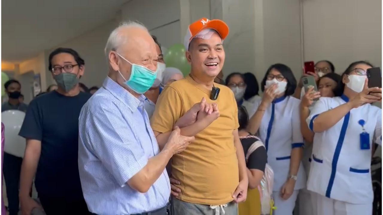 Indra Bekti pulang ke rumah (ist)