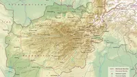 Ilustrasi peta Afganistan (wikimedia commons)