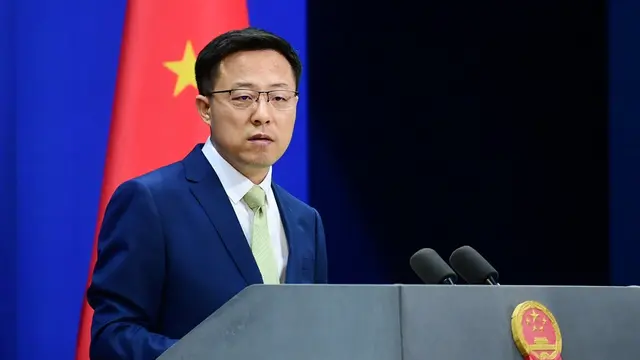 Zhao Lijian, diplomat China yang disorot karena pernyataannya yang keras.