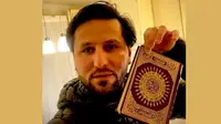 Salwan Sabah Matti Momika, pelaku pembakaran Al-Qur'an di Swedia, Rabu (28/6/2023) lalu. (Foto: The Free Press Journal via NU Online)