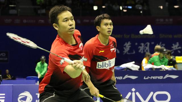 Ganda putra Indonesia Hendra Setiawan/Mohammad Ahsan