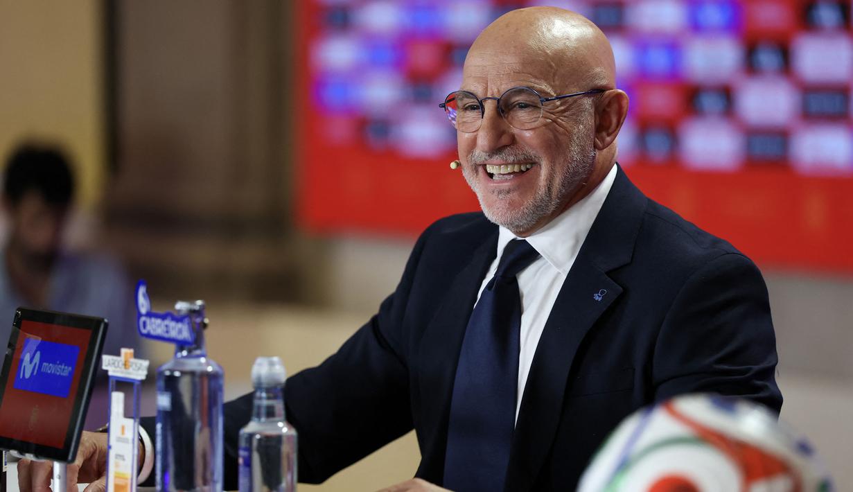 Pelatih kepala, Luis de la Fuente baru saja mengumumkan nama-nama skuadnya untuk Piala Dunia 2026 di Amerika Serikat. (AFP/Pierre-Philippe Marcou)