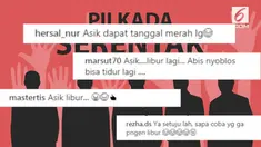 Keputusan tentang  pemungutan suara pemilihan kepala daerah serentak sebagai hari libur nasional, menuai ragam komentar dari warganet.