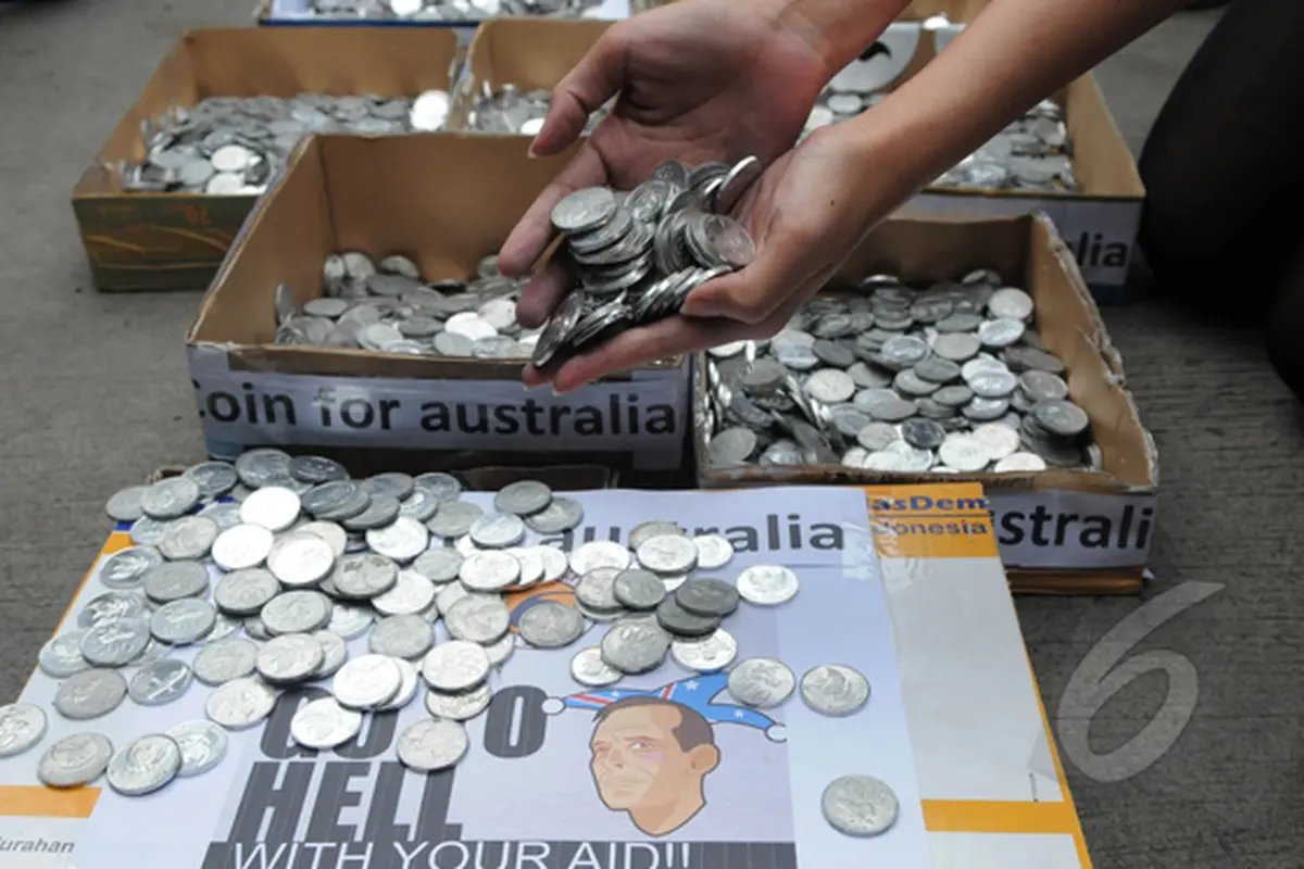 Ilustrasi 'Coins for Australia'. (Liputan6.com/Herman Zakharia)