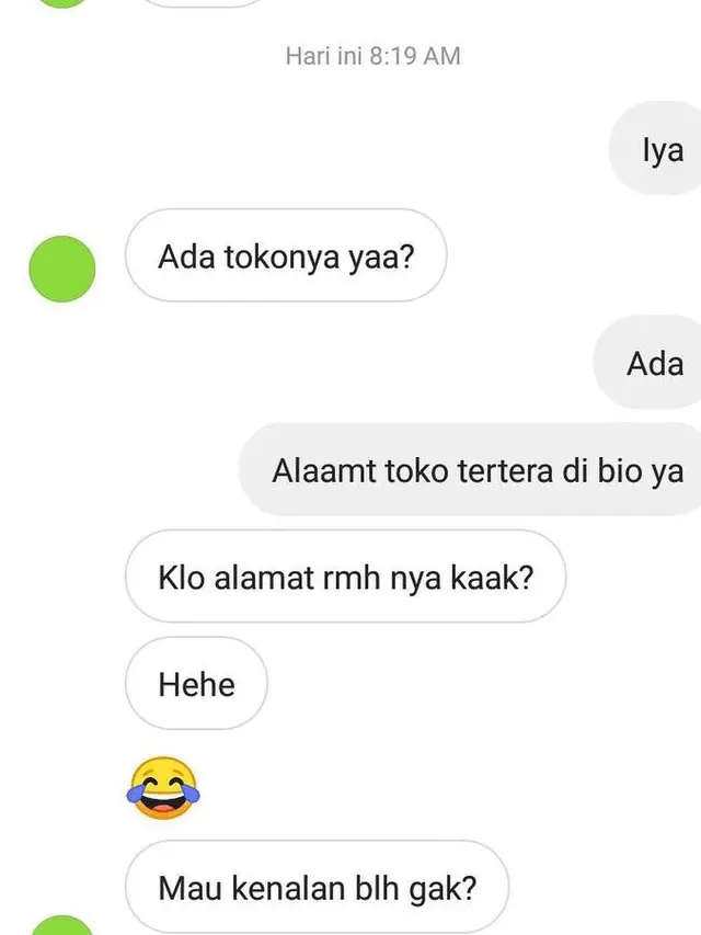 6 Chat Iseng Pembeli Cuma Tanya ke Penjual Online Shop Ini Bikin Geregetan
