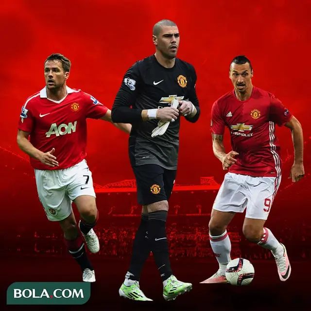 Manchester United - Michael Owen, Victor Valdes, Zlatan Ibrahimovic