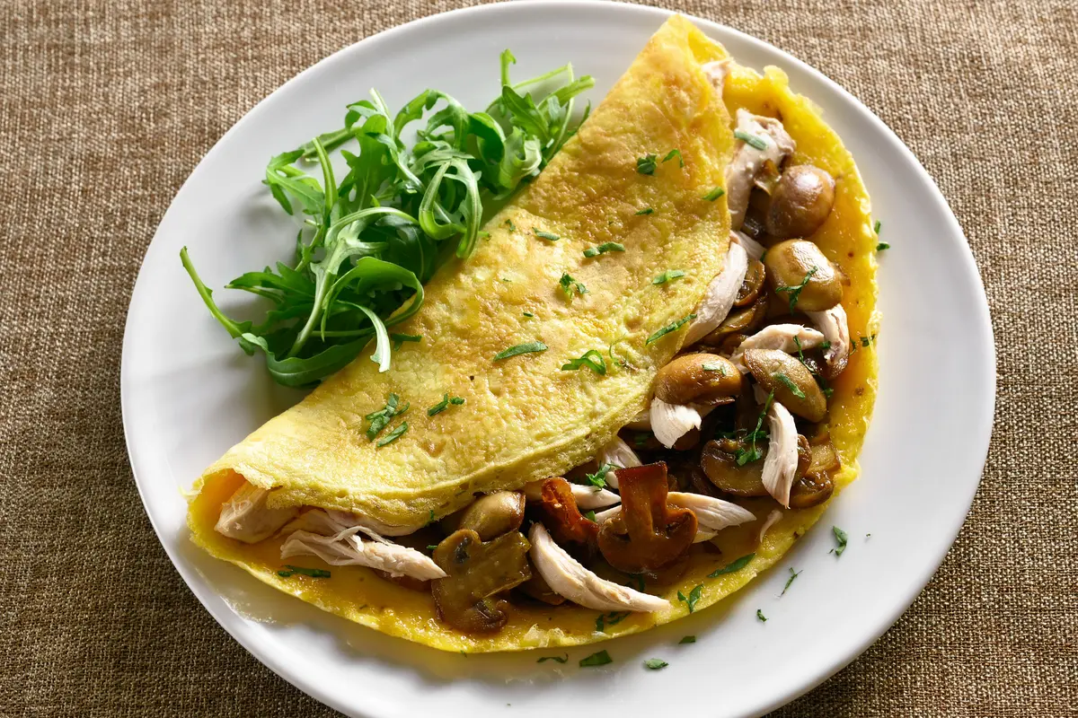 omelet ayam
