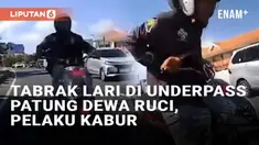Terjadi insiden tabrak lari di kawasan Underpass Patung Dewa Ruci, Bali. Insiden ini terjadi pada Senin (9/9/2024) siang