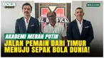 Malut United dan Benfica meluncurkan Akademi Merah Putih di Stadion Gelora Kie Raha, Ternate, Sabtu (16/5/2026). Program lima tahun ini fokus mengembangkan talenta muda dari Maluku, Maluku Utara, dan Papua dengan dukungan pelatih akademi Benfica.