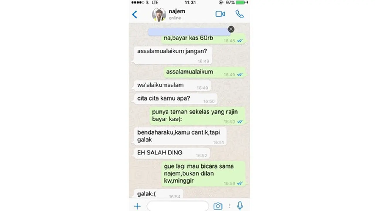 5 Chat Bendahara Kelas Minta Uang Kas Ini Bikin Geleng Kepala Hot