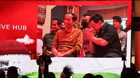 Kepala BIN Budi Gunawan menyebut sebagian aura Presiden Joko Widodo (Jokowi) pindah ke Menhan Prabowo Subianto. Hal ini disampaikan saat peresmian Gedung Papua Youth Creative Hub (PYCH) di Abepura, Kota Jayapura, Papua, Selasa 21 Maret 2023. (Foto: Istimewa)
