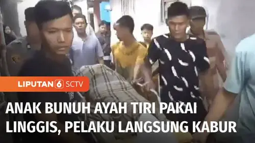 VIDEO: Tak Terima Dinasihati, Seorang Anak di Karawang Bunuh Ayah Tiri Pakai Linggis