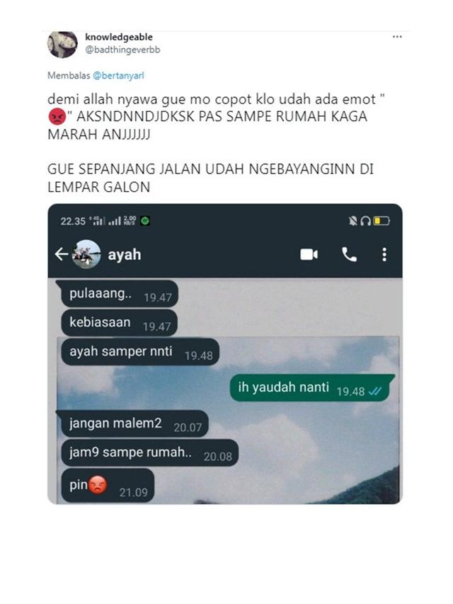7 Chat Ayah Suruh Anak Pulang Ini Bikin Was-Was