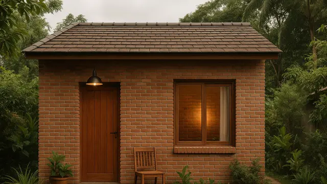 Model Rumah Kecil Tapi Cantik Dari Batu Bata Minimalis/Ilustrasi AI