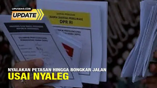 Nyalakan Petasan Hingga Bongkar Jalan Usai Nyaleg