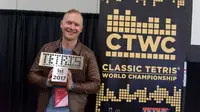 Juara dunia 7 kali gim Tetris Jonas Neubauer meninggal dunia. (Doc: Classic Tetris World Championship)