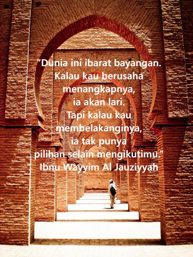 Wallpaper kata-kata islami keren tentang kehidupan