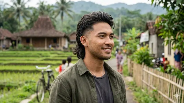 Model Rambut Pria Tipis Samping Panjang Belakang