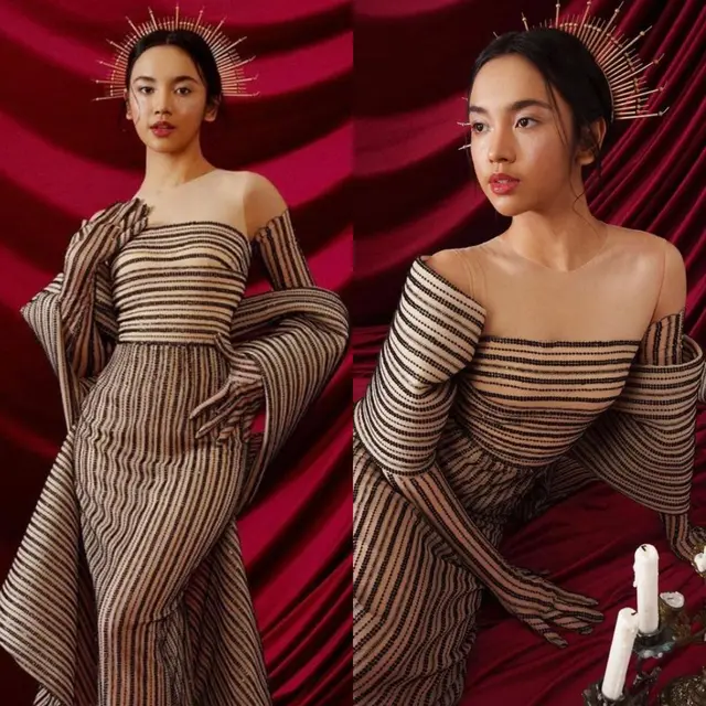 8 Gaya Pemotretan Terbaru Lyodra Ginting Pakai Dress dan Headpiece, Menawan bak Dewi