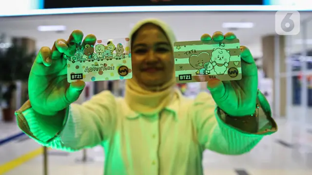 Kartu multi trip edisi BT21 untuk pengguna Commuter