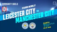 Leicester City vs Manchester City (Liputan6.com/Niman)