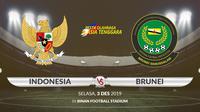 Sepak Bola Putra SEA Games 2019: Indonesia vs Brunei. (Bola.com/Dody Iryawan)
