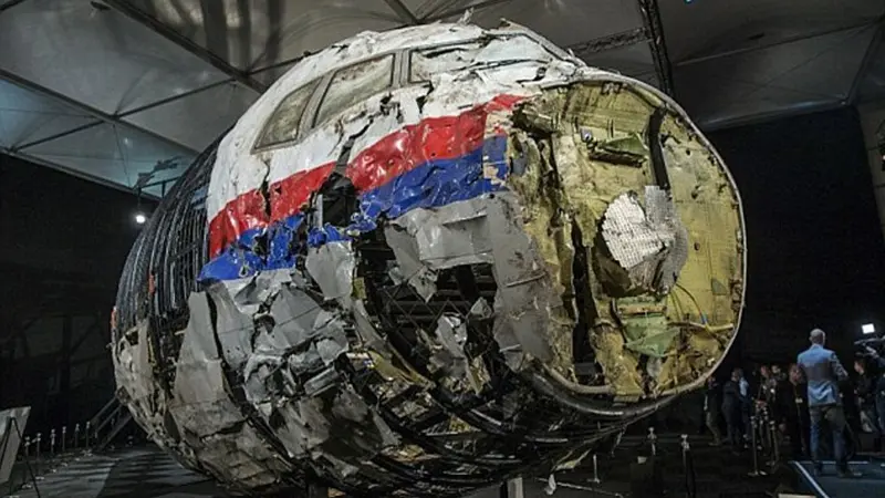 Tampilan 'Penampakan' Mengerikan Pesawat MH17