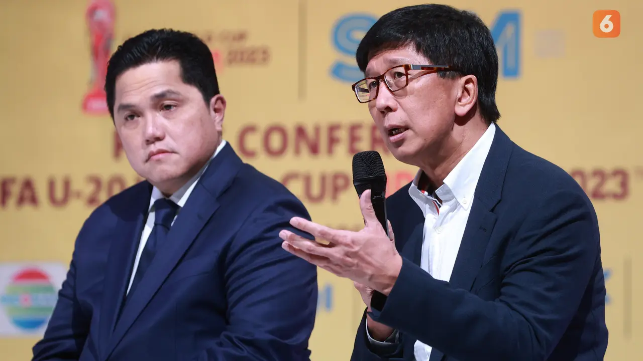 FOTO Konferensi pers SCM sebagai Official Broadcaster Piala Dunia U-20 2023