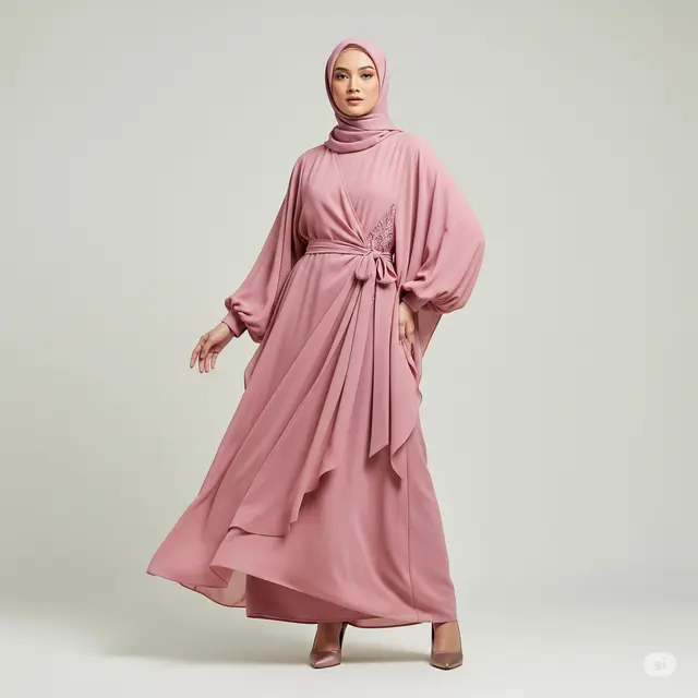 12 Model Gamis untuk Orang Tinggi Besar yang Stylish dan Nyaman