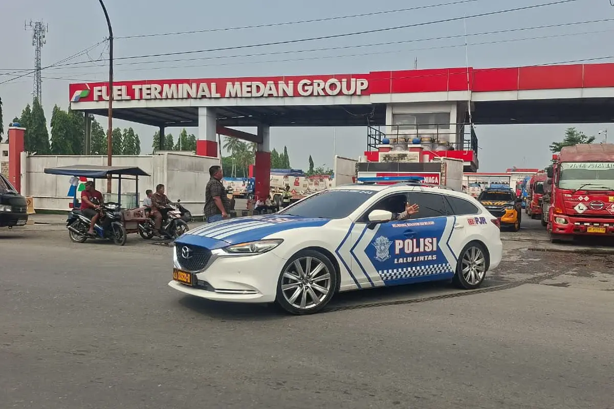 Pertamina memastikan stok BBM Sumut aman berkat dukungan Polda Sumut. (Dok Pertamina Patra Niaga)