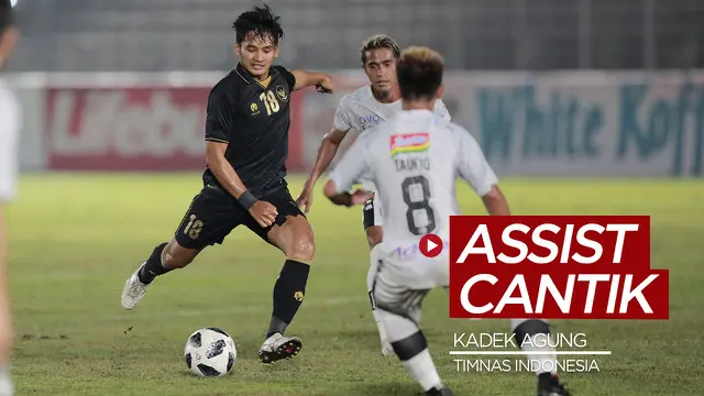 Berita video melihat lagi assist cantik dari Kadek Agung Widnyana ketika Timnas Indonesia mengalahkan Bali United 3-1 dalam laga uji coba pada Minggu (7/3/2021) malam hari WIB.