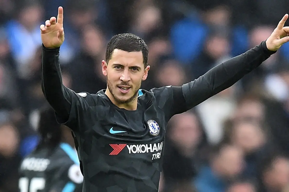 Gelandang Chelsea, Eden Hazard.