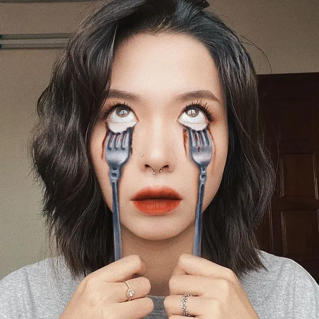 Hanya Modal Makeup, 7 Hasil Ilusi Optik Wanita Ini Mengagumkan