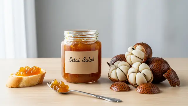 Selai buah salak untuk sarapan roti