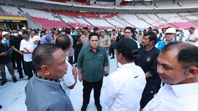 FOTO Erick Thohir Sidak SUGBK