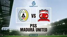 PSS Sleman Vs Madura United, BRI Super League. (Bola.com/Generated Chatgpt)