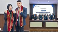 Momen Shindy Putri jalani yudisium S2 Prodi MARS, lulus cumlaude bareng suami. (sumber: Instagram/dr.shindyputri_)