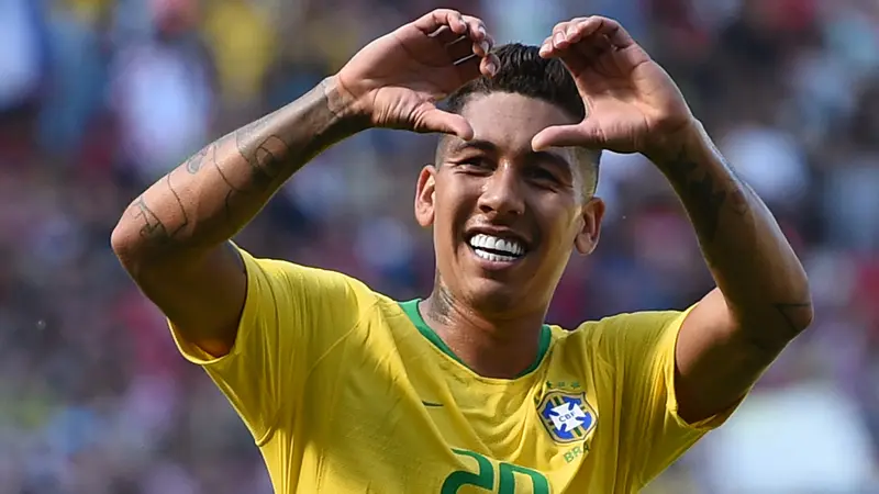 FOTO: Gol Neymar dan Firmino Antar Brasil Bungkam Kroasia