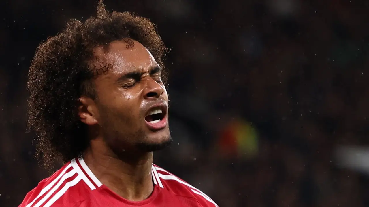 Penyerang Manchester United, Joshua Zirkzee.