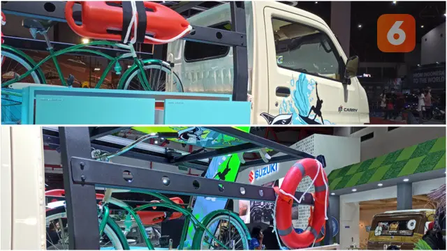 Pelengkap modifikasi Suzuki Carry pikap (Fahmi/Liputan6)