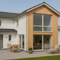 Inspirasi Rumah Tingkat Separuh Belakang (Foto: ChatGPT)